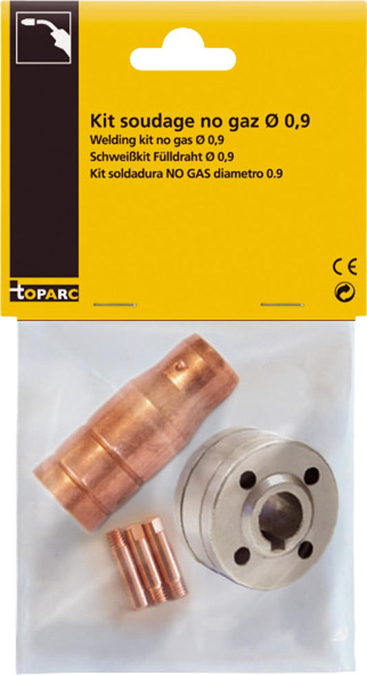 Conversion kit for gas-free welding, flux-cored wire Ø 0.9 - 1.0 mm