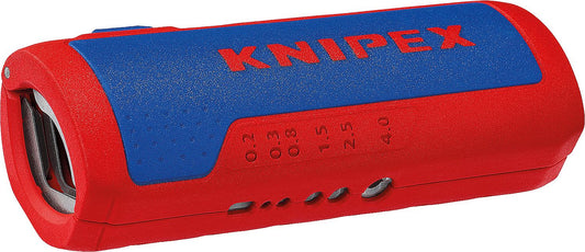 KNIPEX TwistCut corrugated pipe cutter for corrugated pipes Ø 12x32 mm with stripping function