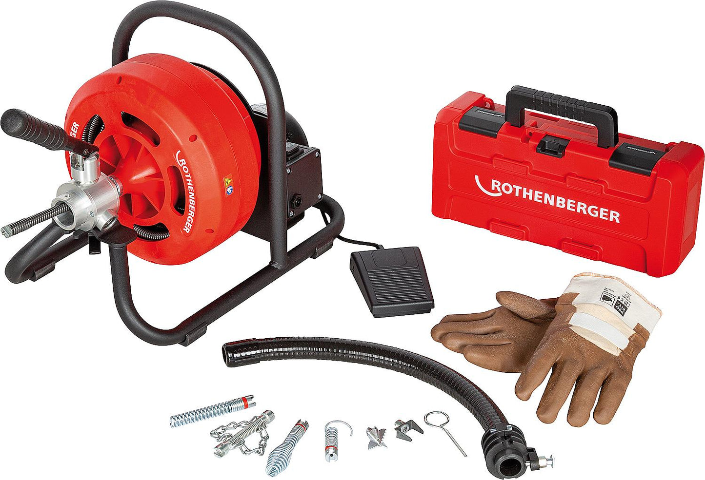 Elektrisches Rohrreinigungs-Set RODRUM S 13, 250 W