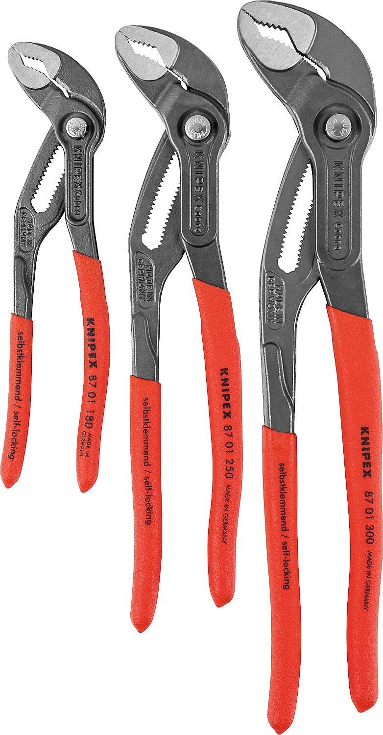 Ensemble de 3 pinces multiprises KNIPEX