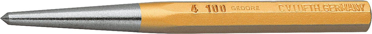 Center punch length 120mm according to DIN 7250
