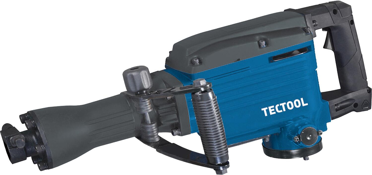 TECTOOL TDH 1700 demolition hammer, 1700 W, in a plastic case with wheels