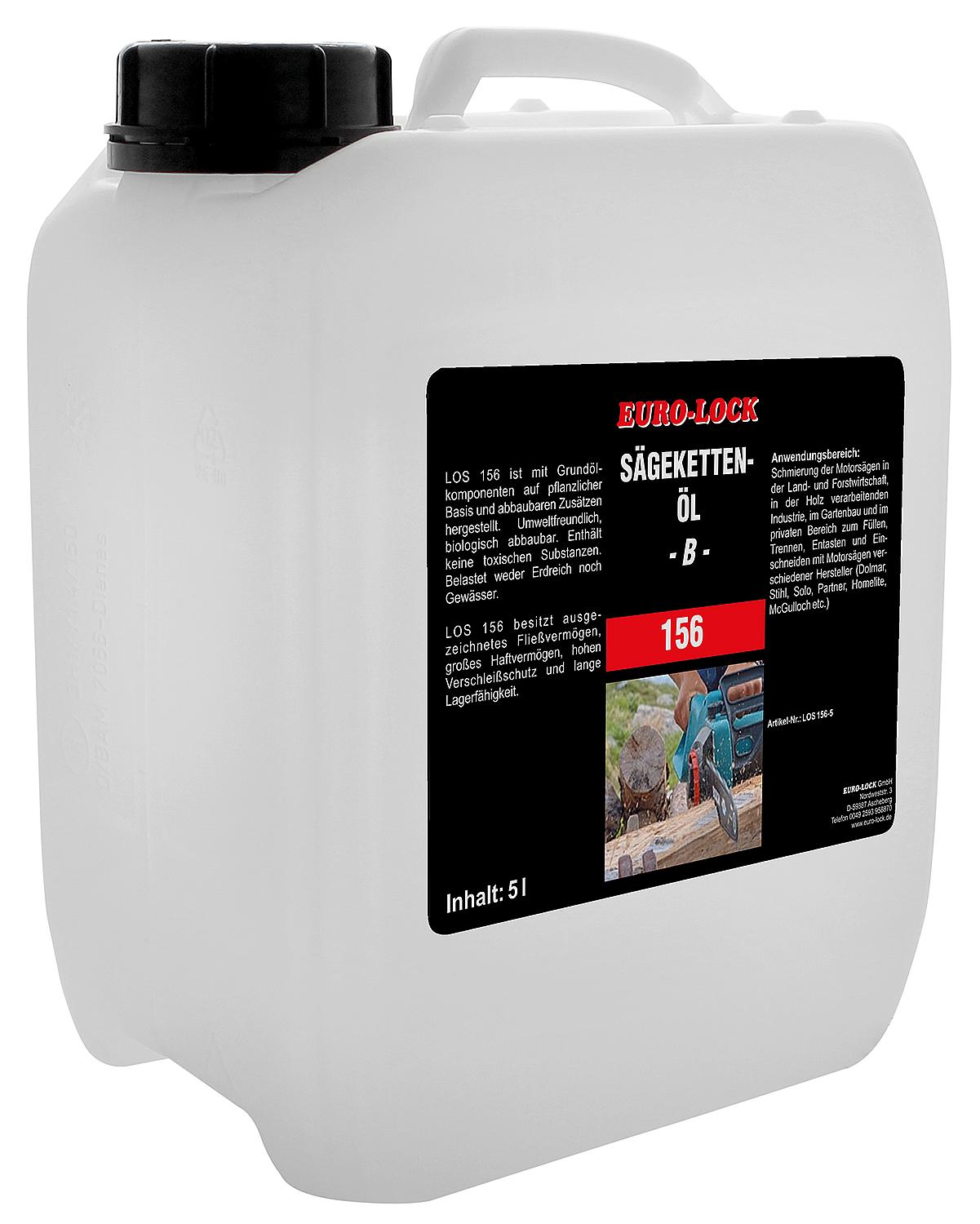 EURO-LOCK LOS 156 saw chain oil, biodegradable, 1l bottle