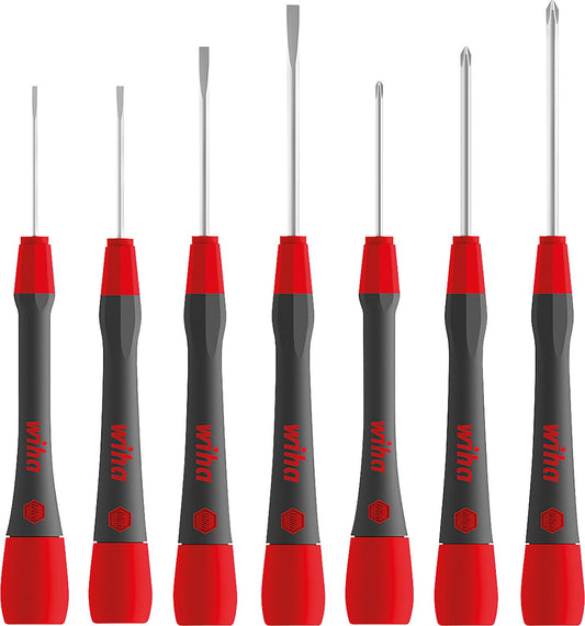 WIHA® Electrician's Screwdriver Set PicoFinish® 7-piece with slotted and Phillips