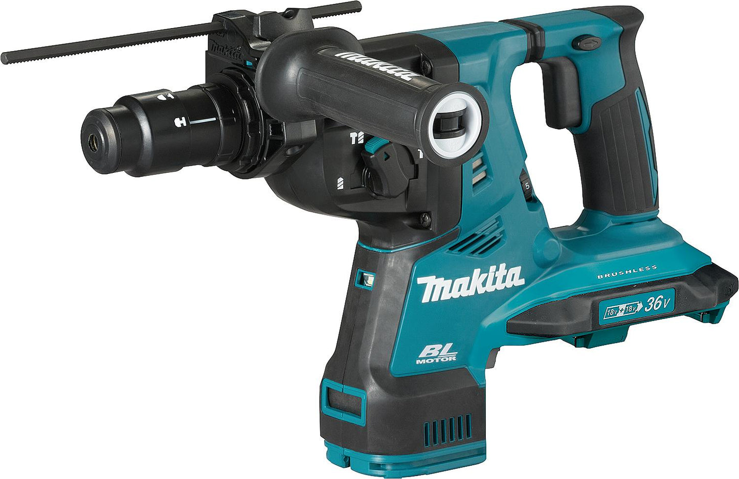 MAKITA 2x18V DHR 281 ZJ cordless rotary hammer drill without battery and charger