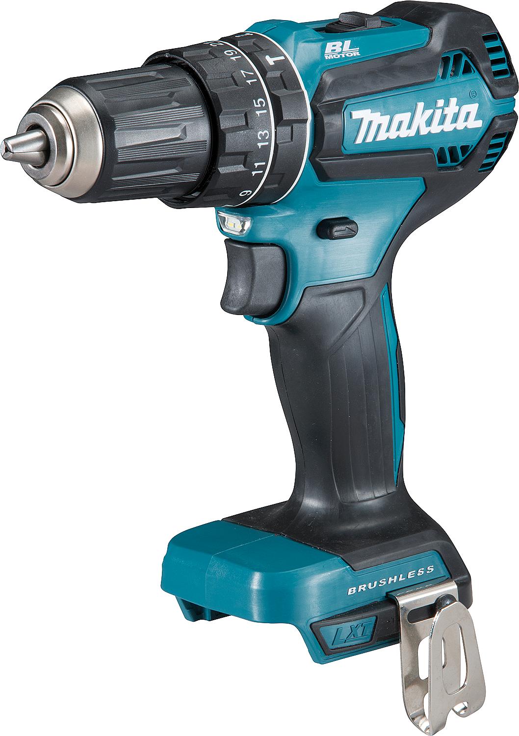 MAKITA 18V DHP 485 RTJ cordless impact drill/driver with 2x 5.0 Ah batteries and charger