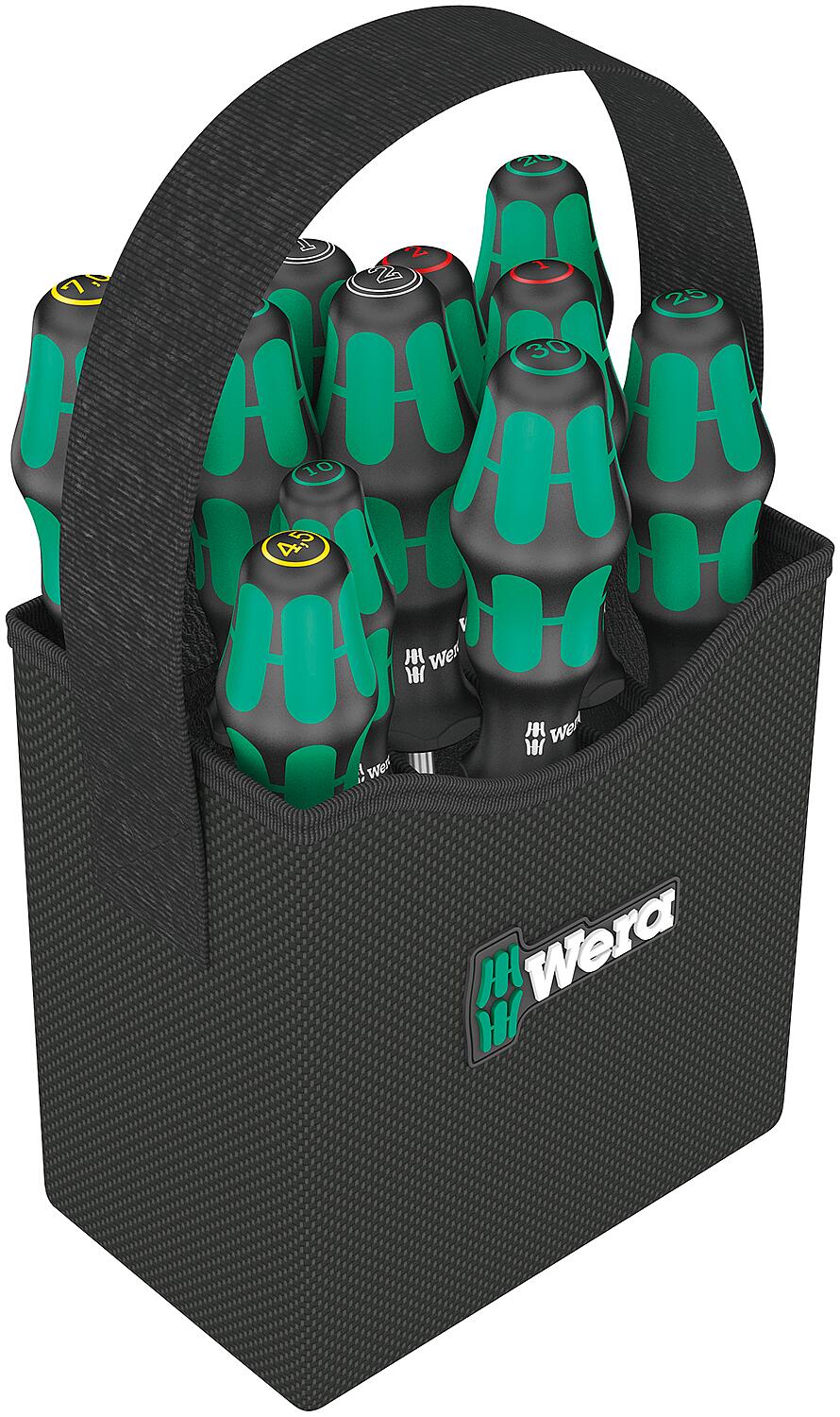 Wera 300 Kraftform 2go screwdriver set, 13-piece