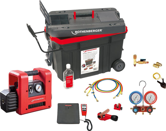 Kälte-Klima-Komplett-Set Rocaddy 120 R32 Analog/Digital