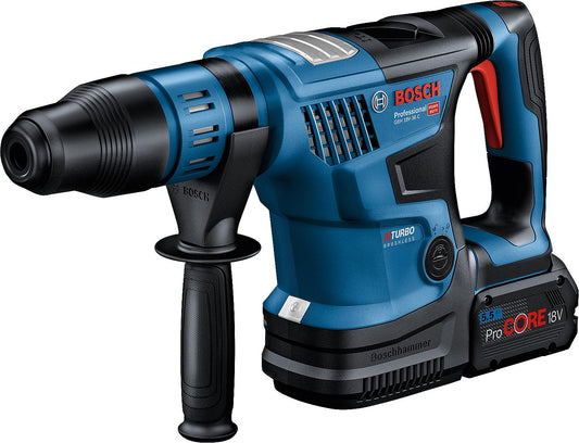Bosch GBH 18V-36 C cordless rotary hammer with 2 x 8.0 Ah ProCORE batteries and charger