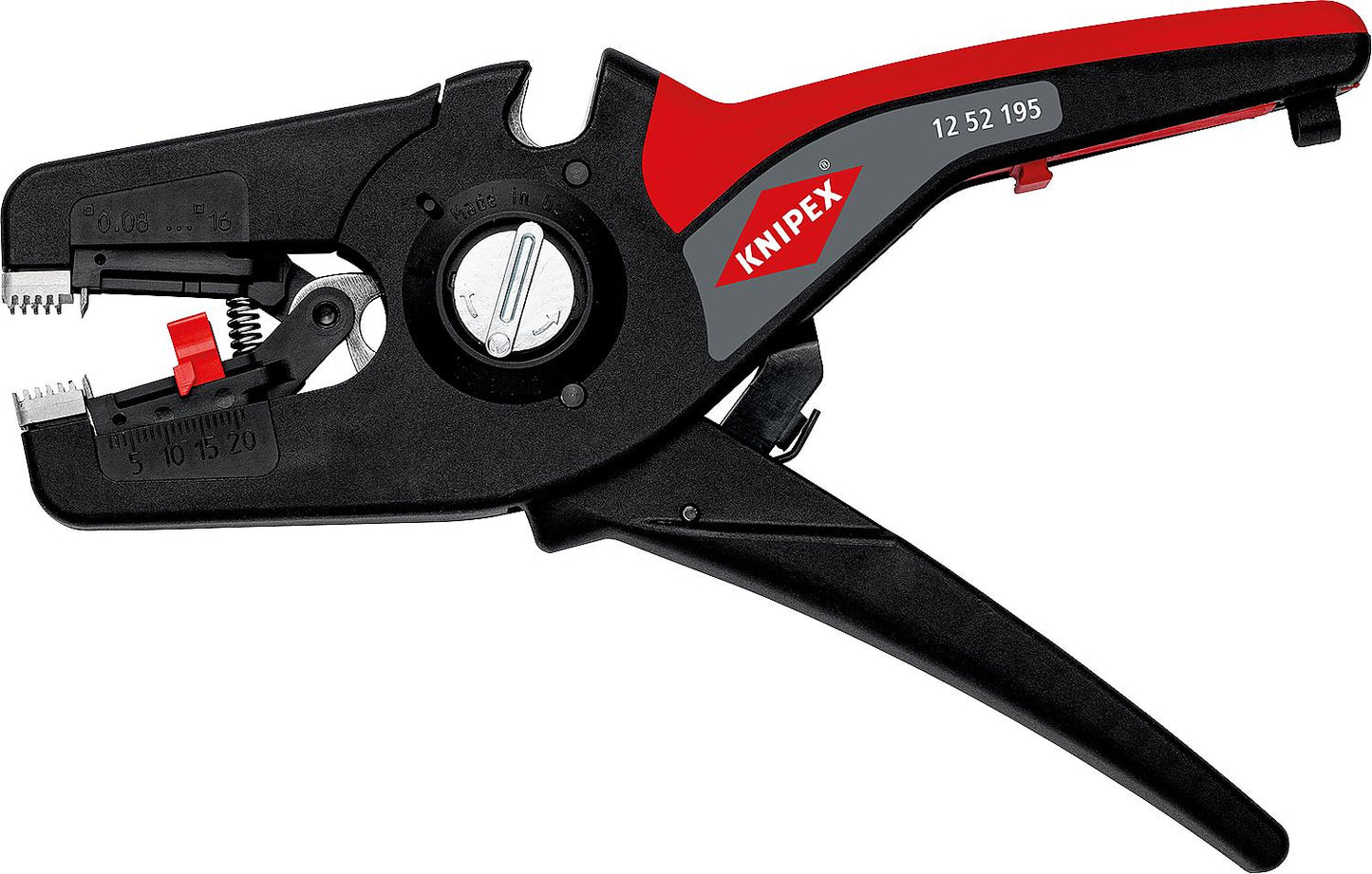 Dénudeur de fils automatique KNIPEX PreciStrip16® pour fils de 0,08 à 16 mm²