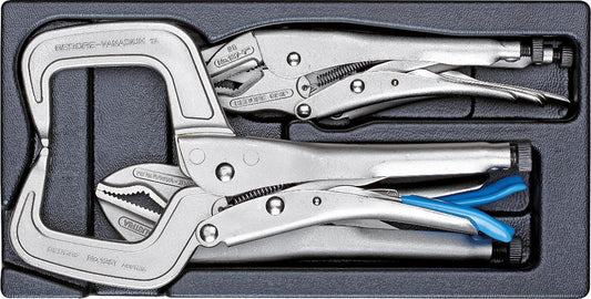 Ensemble de 3 pinces GEDORE en module plastique ABS