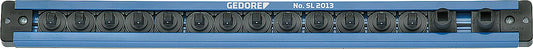GEDORE 1/4" magnetic power strip for 13 sockets, L=380mm