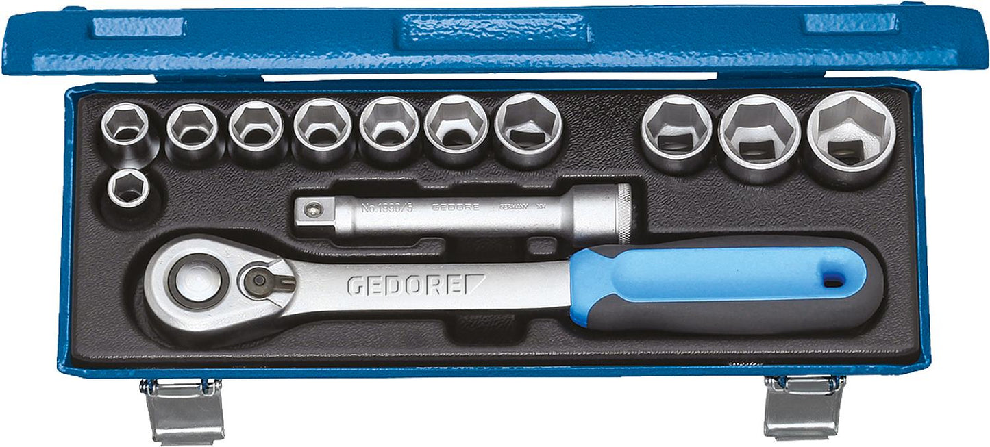 Steckschlüssel-Satz GEDORE 19 KMU-20, 13-teilig 1/2"