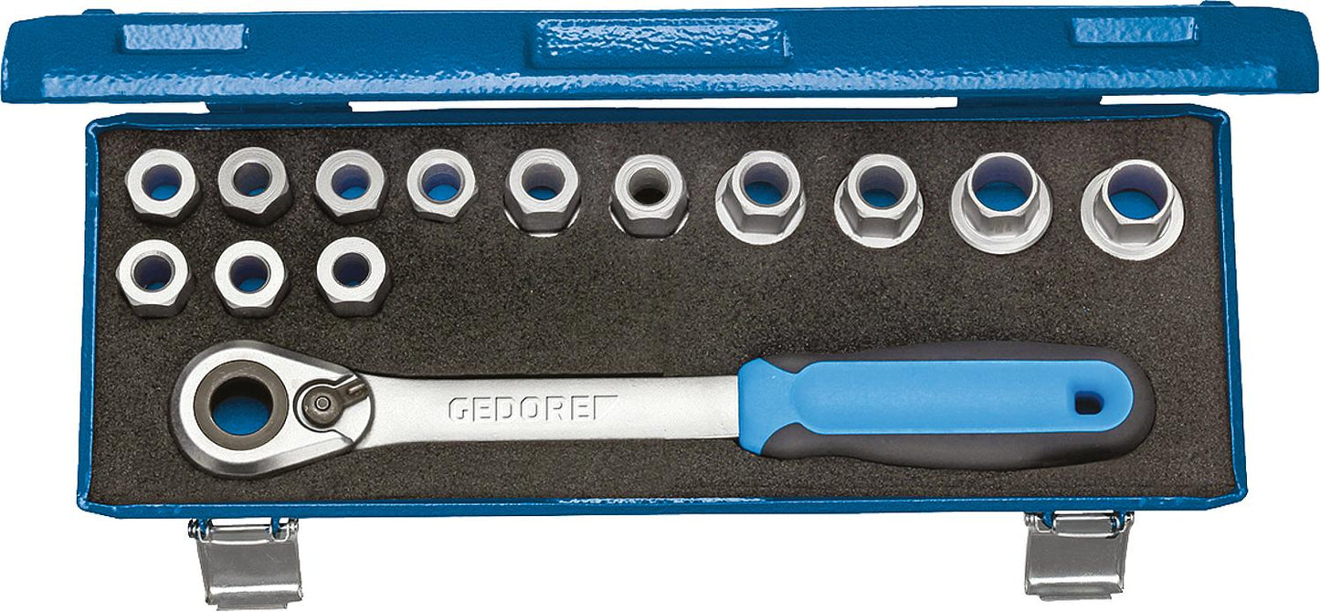 Steckschlüssel-Satz GEDORE 19 SKU-20, 14-teilig 1/2"