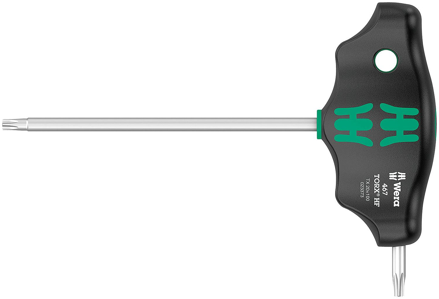 Torx®-Schraubendreher WERA 467 HF Serie 400 Quergriff, mit Haltefunktion, T6 x 100 mm