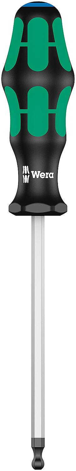 Innensechskant-Kugelkopf-Schraubendreher 352 Kraftform Plus-Serie 300, Klinge Sechskant, Black Point-Spitze