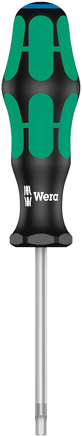 Innensechskant-Schraubendreher Wera 354 Kraftform Plus-Serie 300, Klinge rund, Hex-Plus, SW 8,0 x 100 mm