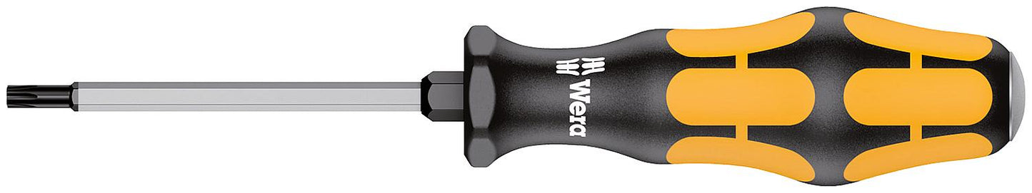 Torx®-Schraubendreher mit Schlagkappe Wera 977 Kraftform Plus-Serie 900, Klinge durchgehend mit Sechskant, T20 x 90 mm
