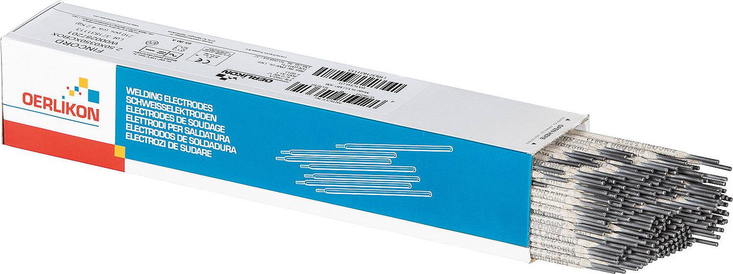 Rod electrodes Fincord 2.5 mm x 350 mm pack of 210 pieces.
