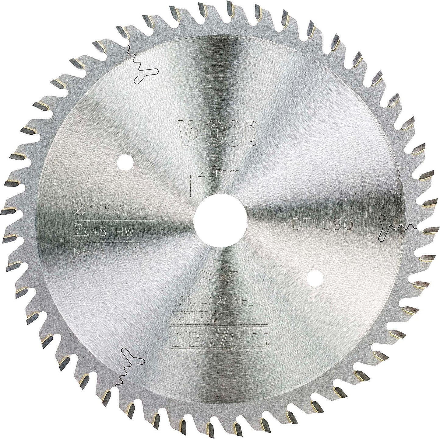 DeWalt circular saw blade Ø165x20x2.3mm with 54 teeth