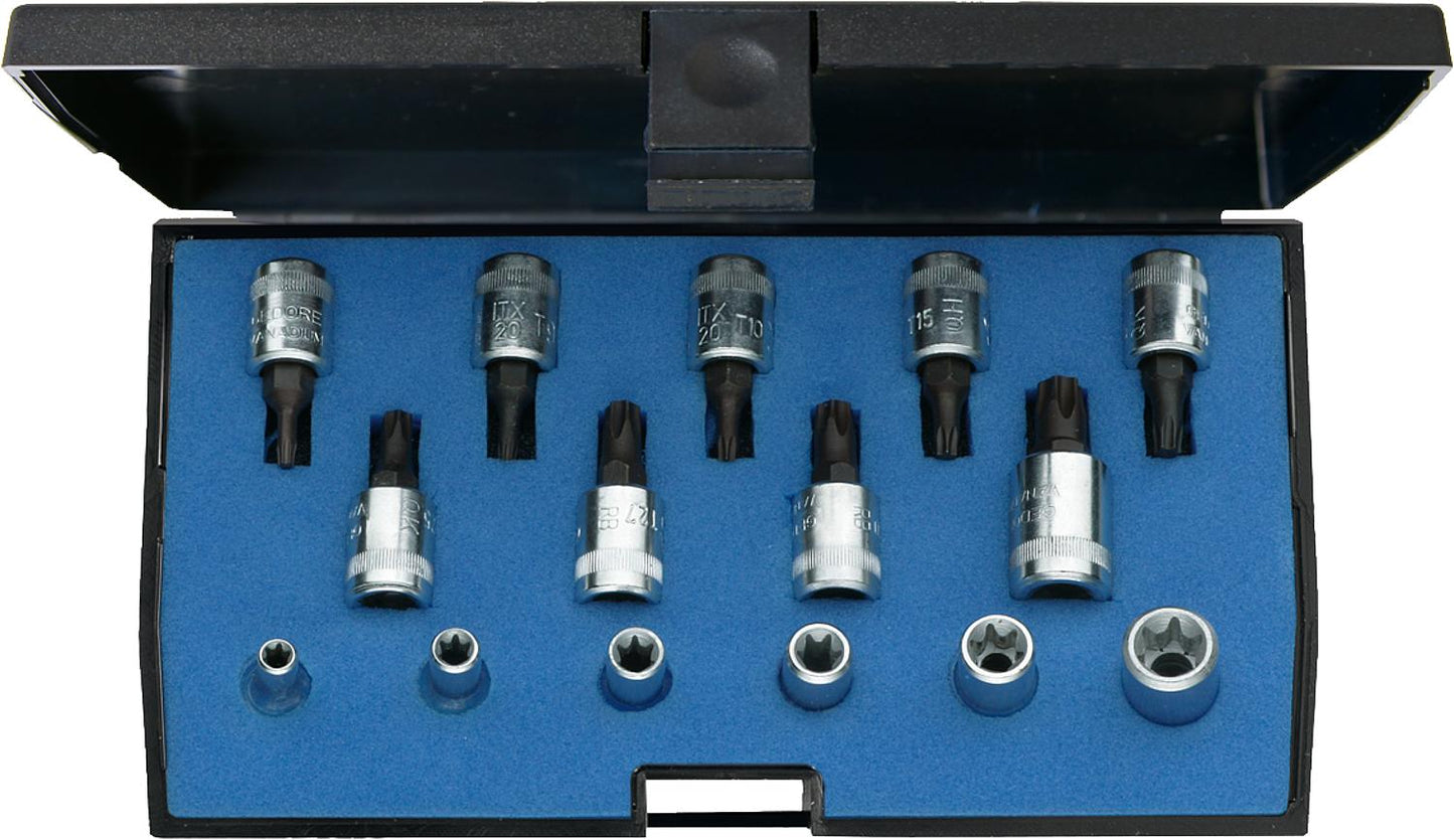 Jeu de clés à douille Torx® GEDORE ITX 20 TX-015, 15 pièces 1/4"
