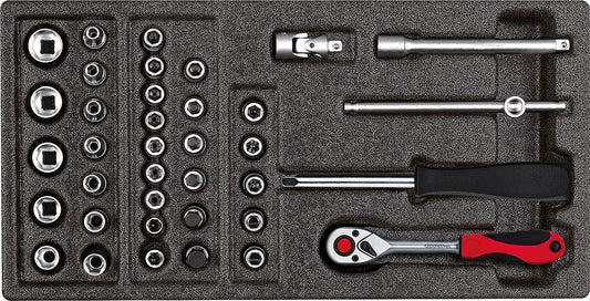 Steckschlüsselsatz GEDORE red 37-teilig 1/4"