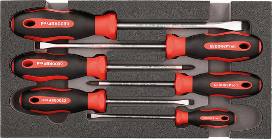 Schraubendrehersatz GEDORE red 6-teilig Schlitz/Pozidriv