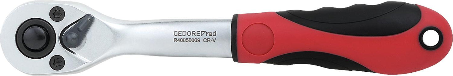 GEDORE red 1/4" L=150mm reversible ratchet, offset