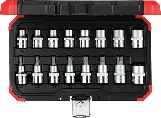 Torx® Steckschlüsseleinsatz-Satz GEDORE red R68003016, 16-teilig 1/2"