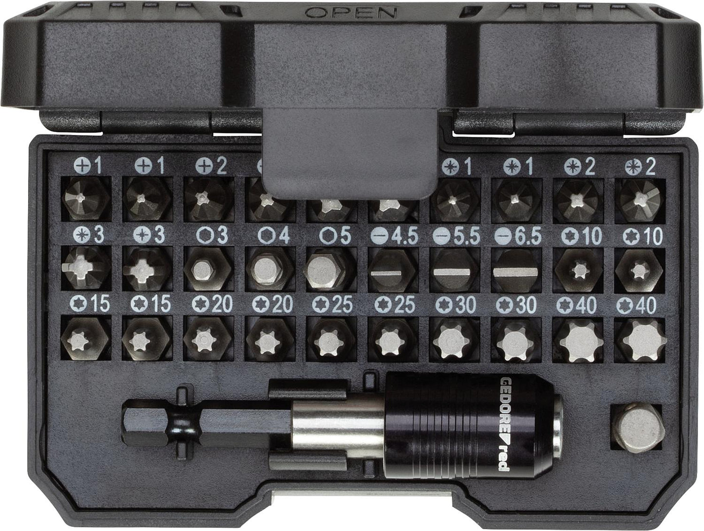Bit-Box GEDORE red 32-piece 1/4"