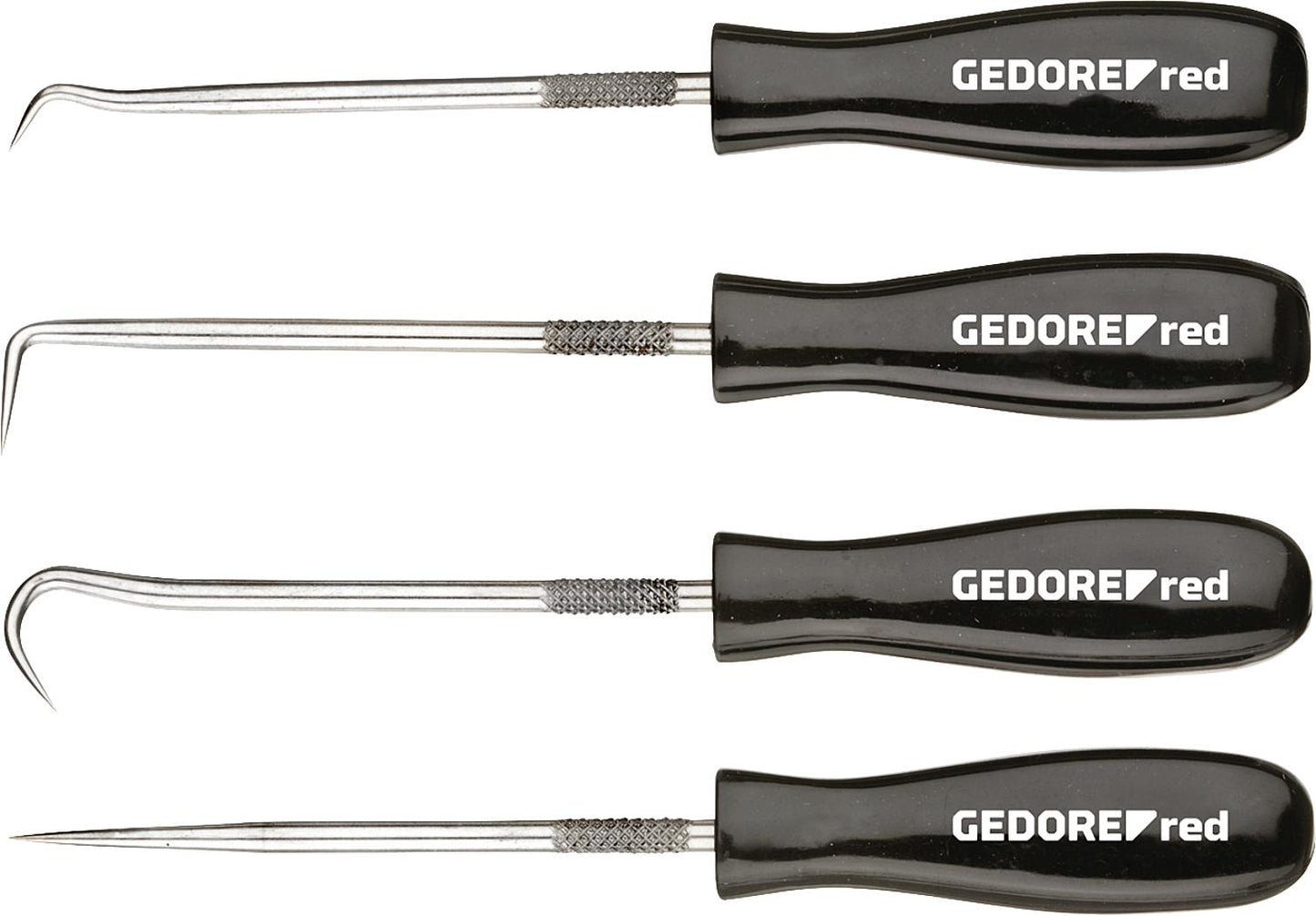 GEDORE red 4-piece hook set, length 135mm
