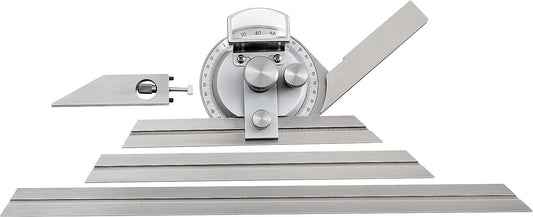 Protractor with 3 rails