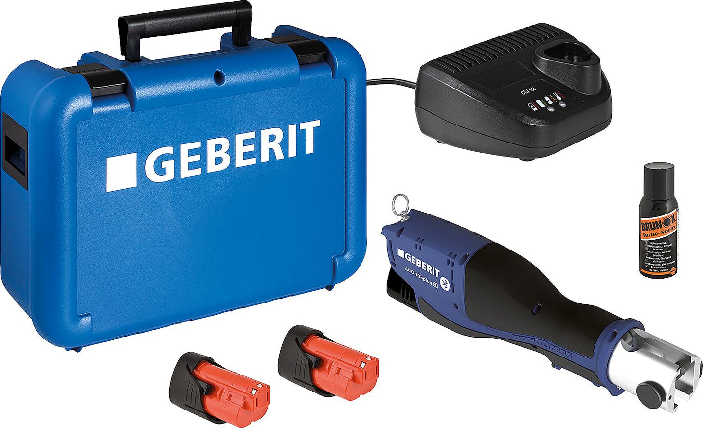 Geberit ACO 103 pressing machine incl. case, 12V compatibility (1)