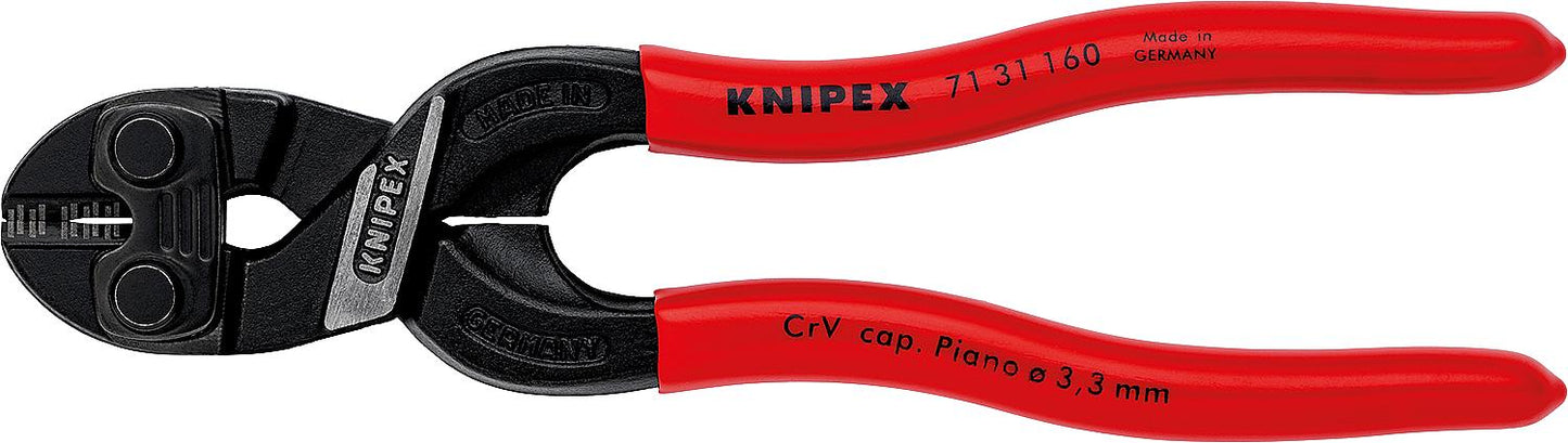CoBolt compact bolt cutter KNIPEX L: 160mm with cutting edge recess