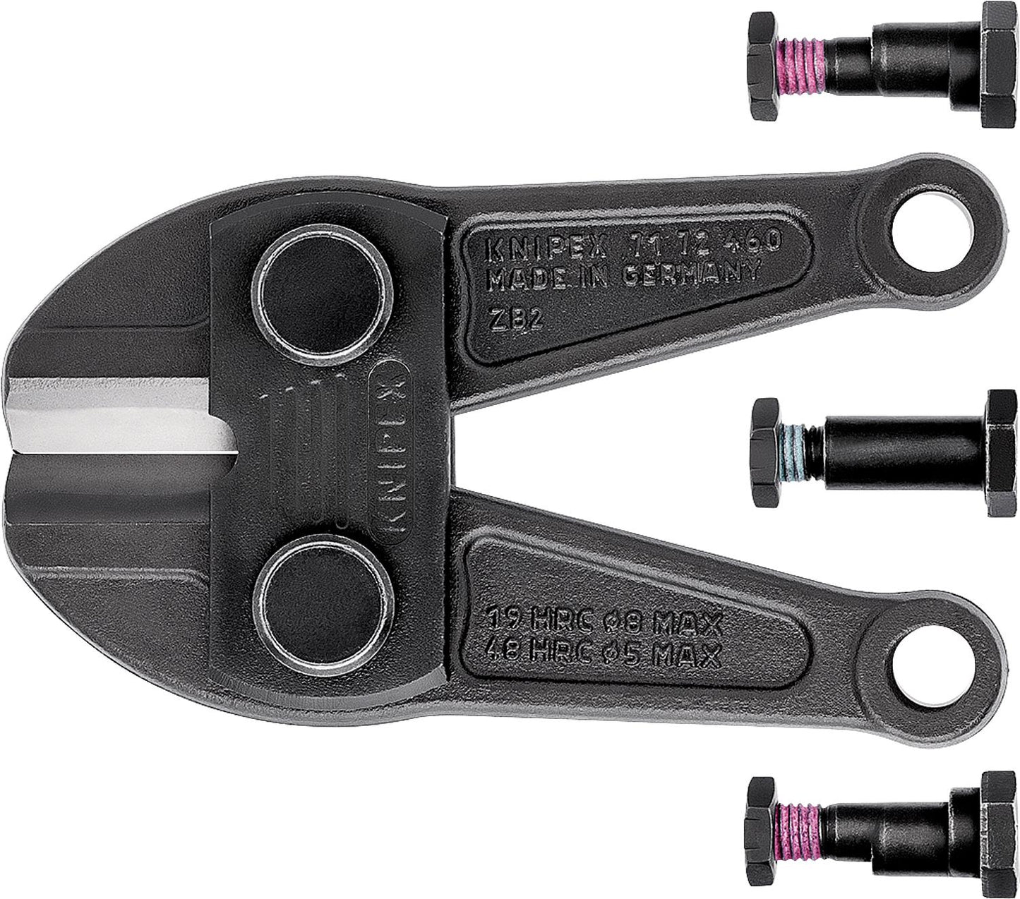 Tête de coupe de rechange pour coupe-boulons