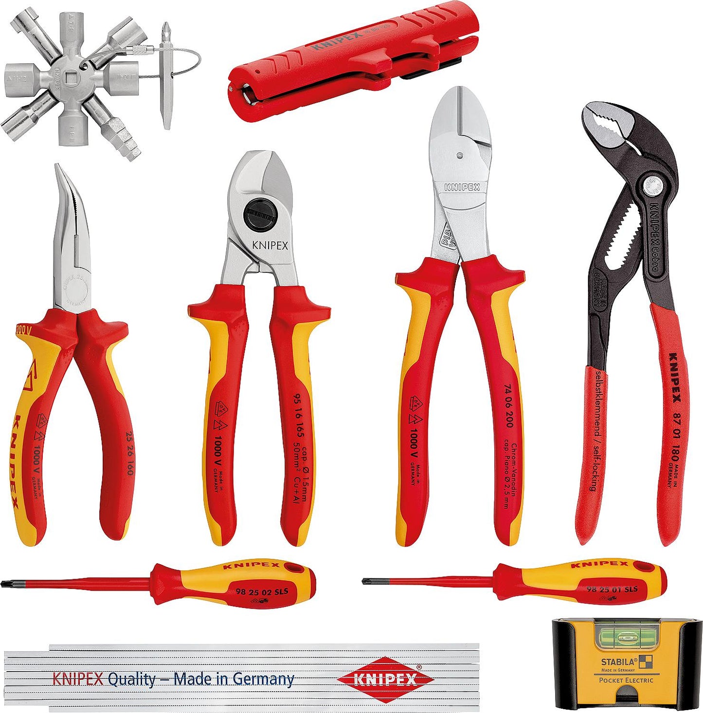 Ensemble d'outils électriques KNIPEX de 10 pièces