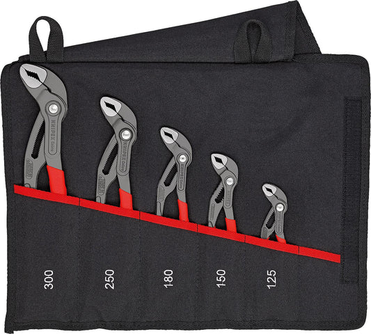 Ensemble de 5 pinces multiprises KNIPEX Cobra