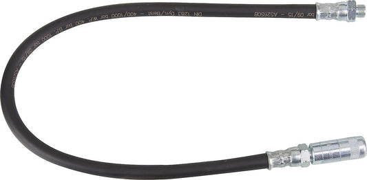 High-pressure rubber armored hoses 400 bar with 4-jaw hydraulic nozzle R 1/8", 500 mm long
