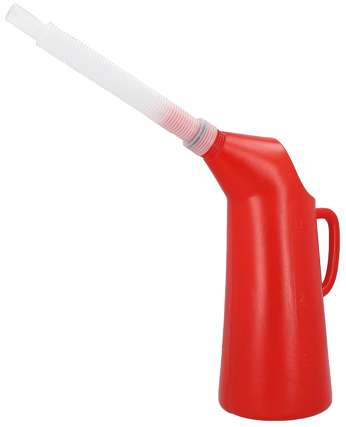 Polyethylene measuring cup 1000 ml with flexible spout
