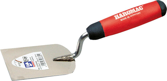 Stukkateurspachtel HAROMAC 40mm rostfrei, 2K-Ergo rotschwarz