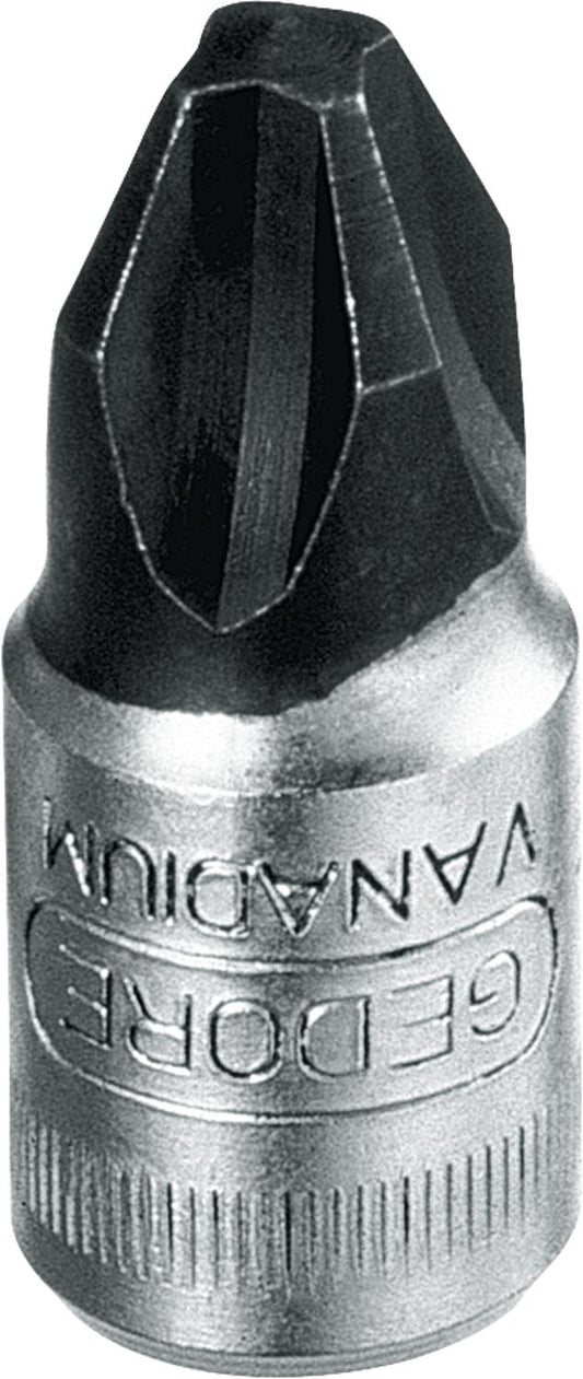 Schraubendrehereinsatz 1/4" Phillips, metrisch, kurz
