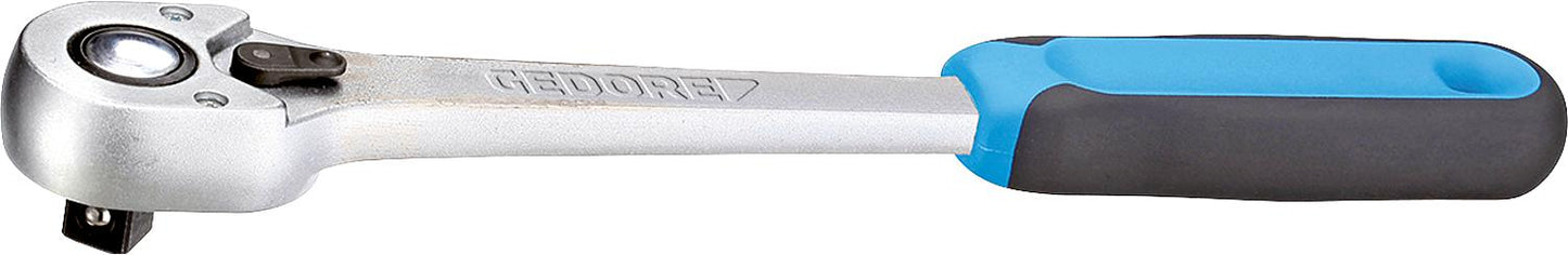 2-component reversible ratchet Gedore 1/4" L: 129 mm