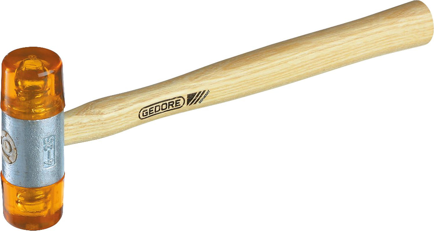Habero plastic hammer with ash handle, 27 mm Art.No. 224 E-27