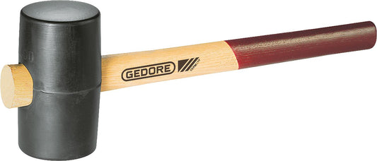 Habero rubber mallet, hard with ash handle, 40 mm Art.No. 226 E-0
