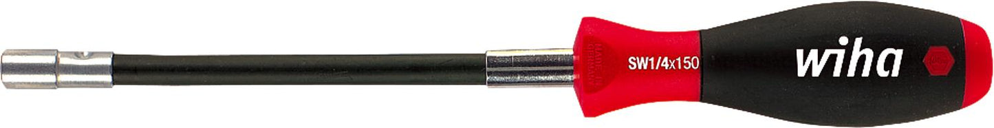 Bit holder, 1/4" x 150 with snap ring, flexible shank Type: 386