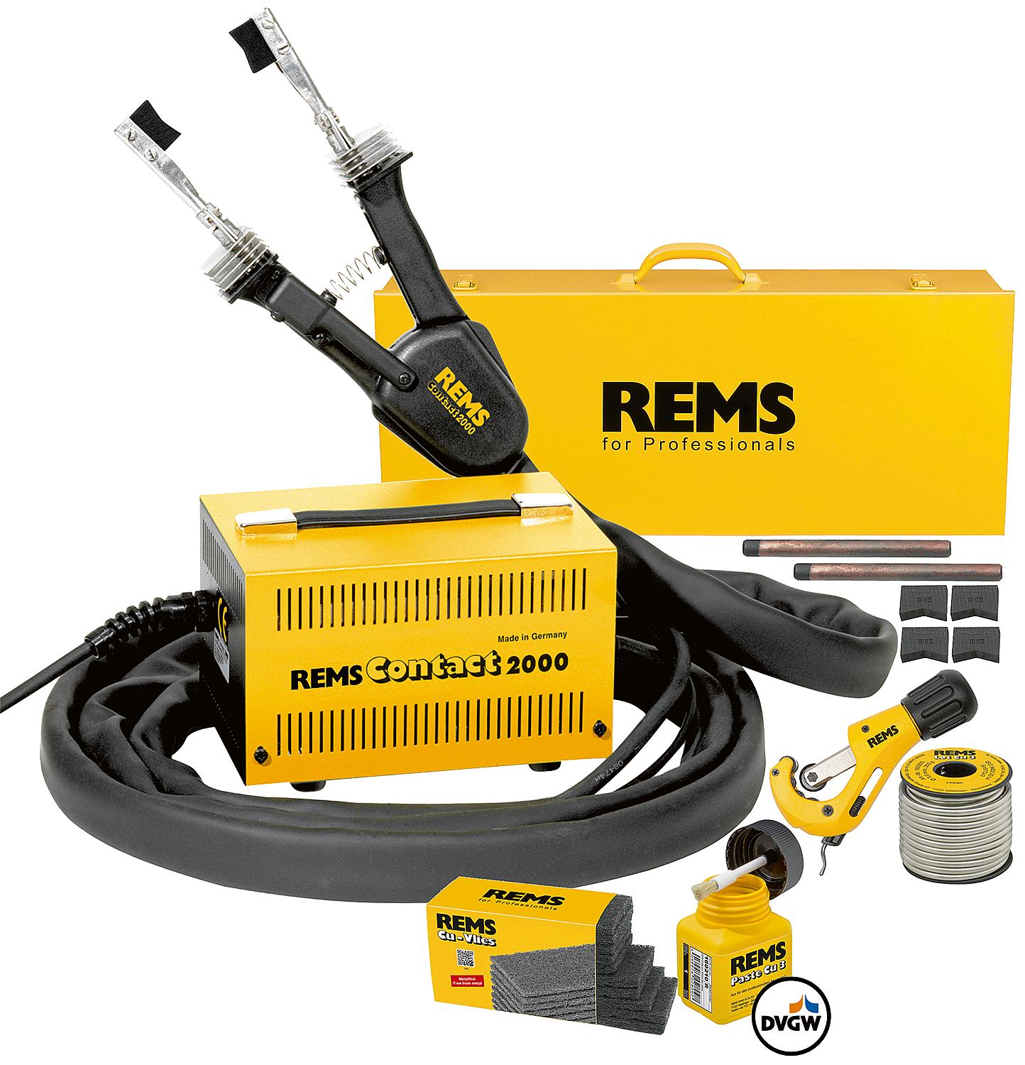 REMS Contact 2000 Super-Pack 230V 2000W, im Stahlblechkasten für Cu-Rohr bis 54mm