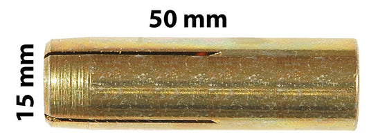 REMS core drilling accessories, M12 drive-in anchors for concrete, 50 pieces