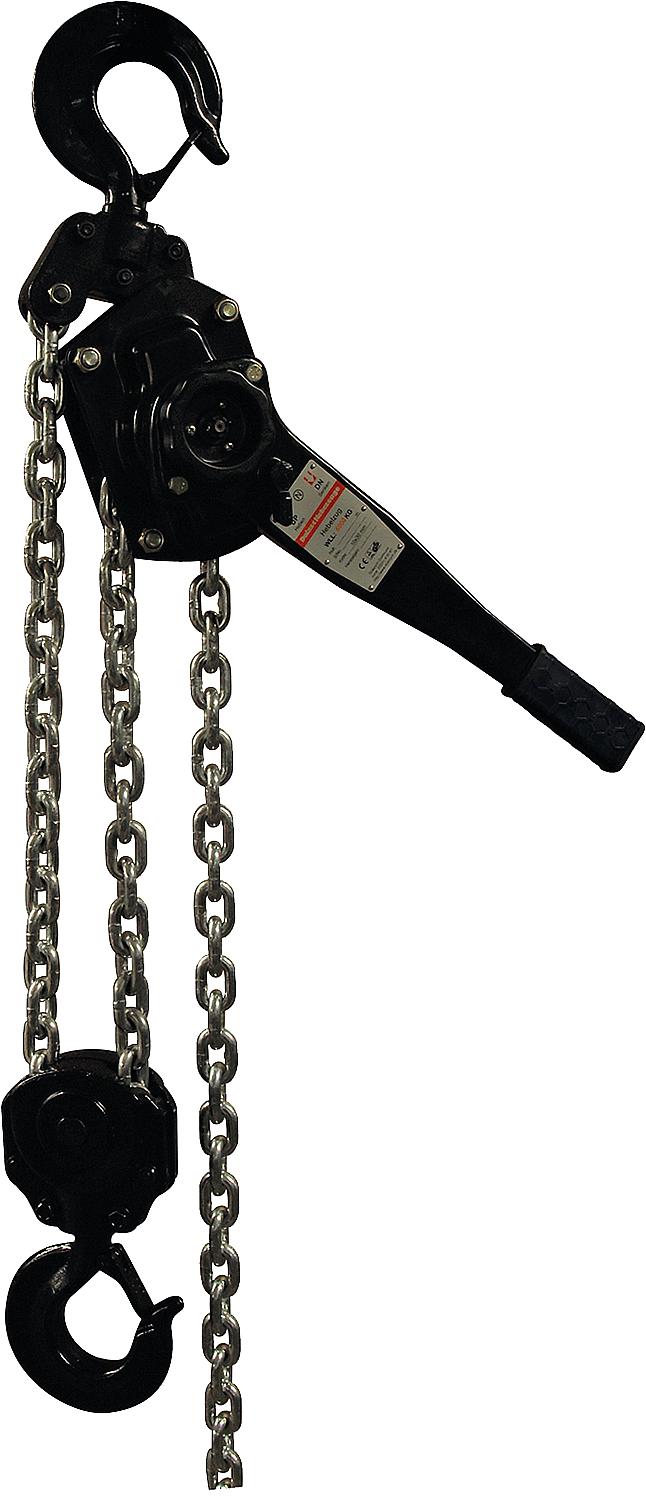 Hand lever hoist WHR 0.25, lifting capacity 250 kg, lifting height 1.50 m, weight approx. 2 kg