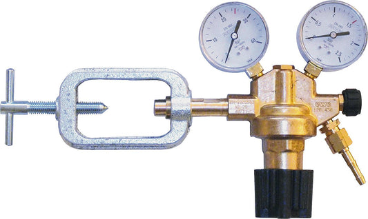 Acetylene cylinder pressure regulator