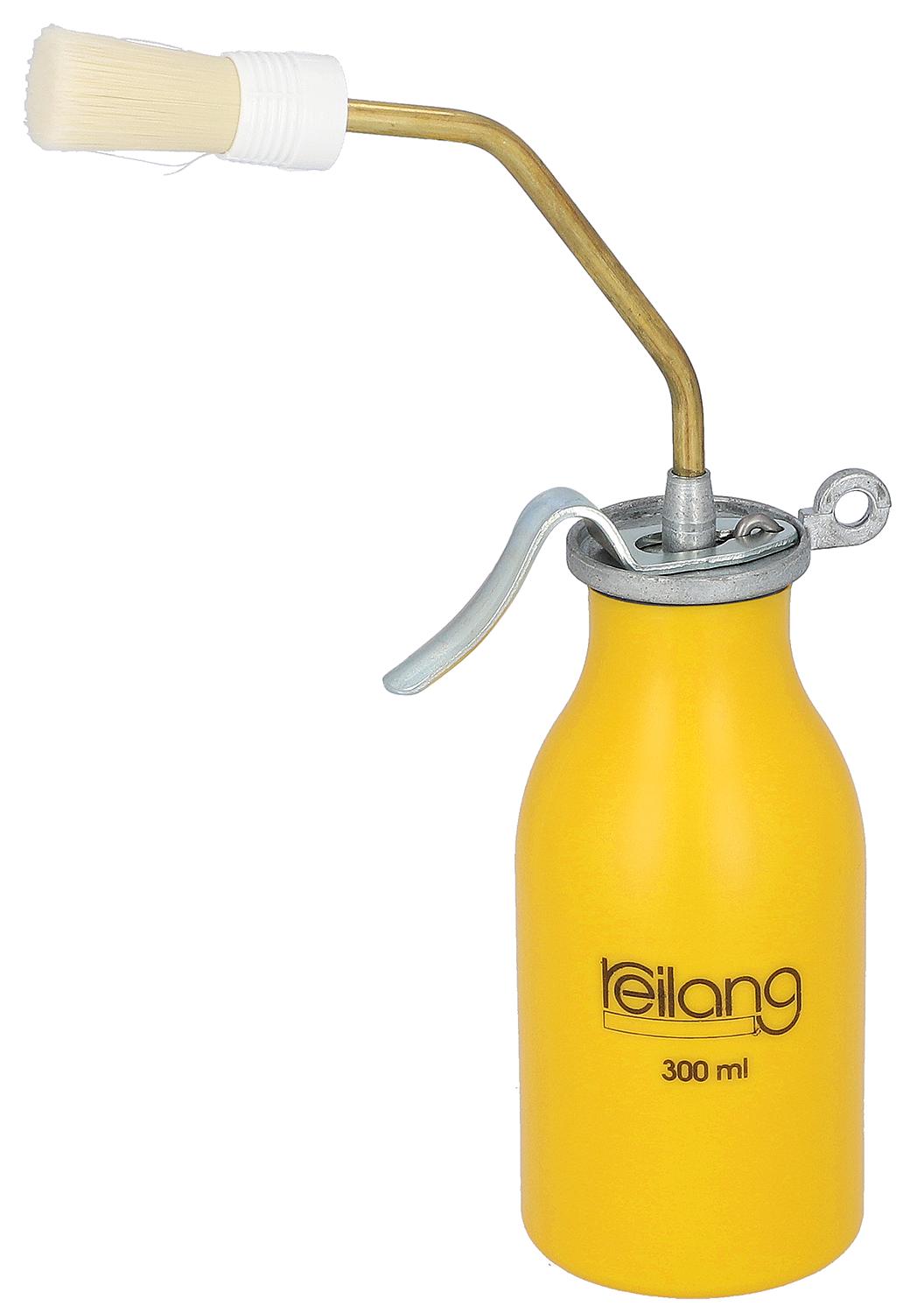 Brush oiler with single pump mechanism, 200 ml capacity, polyethylene container